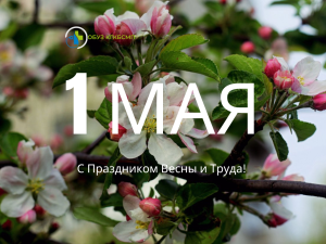 С праздником Весны и Труда