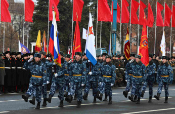 В Самаре прошёл военный парад
